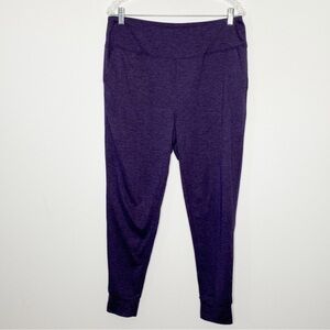 GAIAM Purple Peached Jersey Joggers